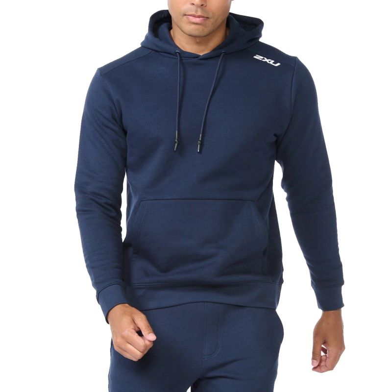 2XU Men's Aspire Pullover Hoodie - Lightweight Running & Training Jacket for Gym, Jogging & Outdoor Activities