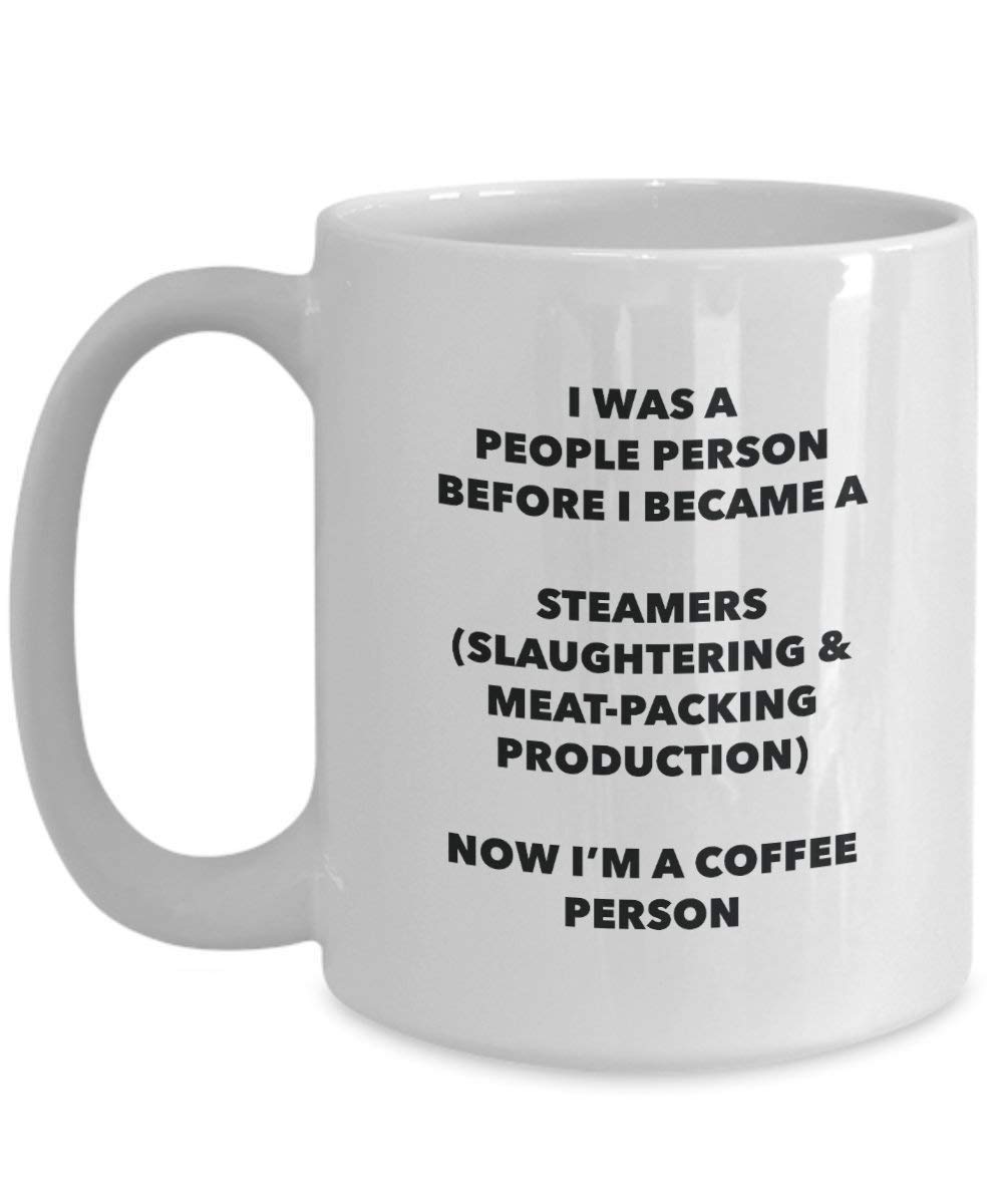 Funny Coffee Mug for Meat Packers & Butchers - Insulated Tea & Cocoa Cup - Great for Work Breaks & Office Humor