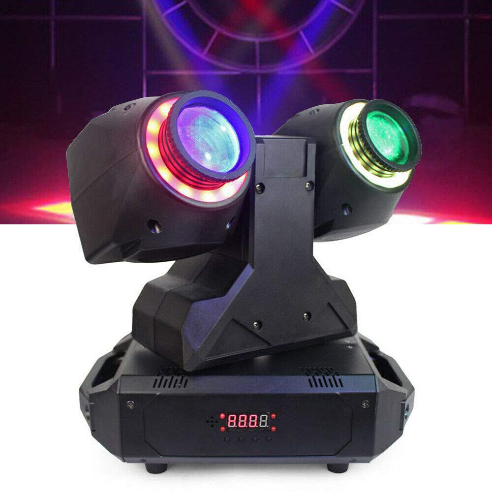 Professional RGBW DMX512 LED Moving Head Light - Dual Arm Big Eyes Stage Light with Sound Activation for Disco, Wedding, Concert & Festival Events | Perfect for Uplighting, Pinspot Effects & Dynamic Stage Lighting
