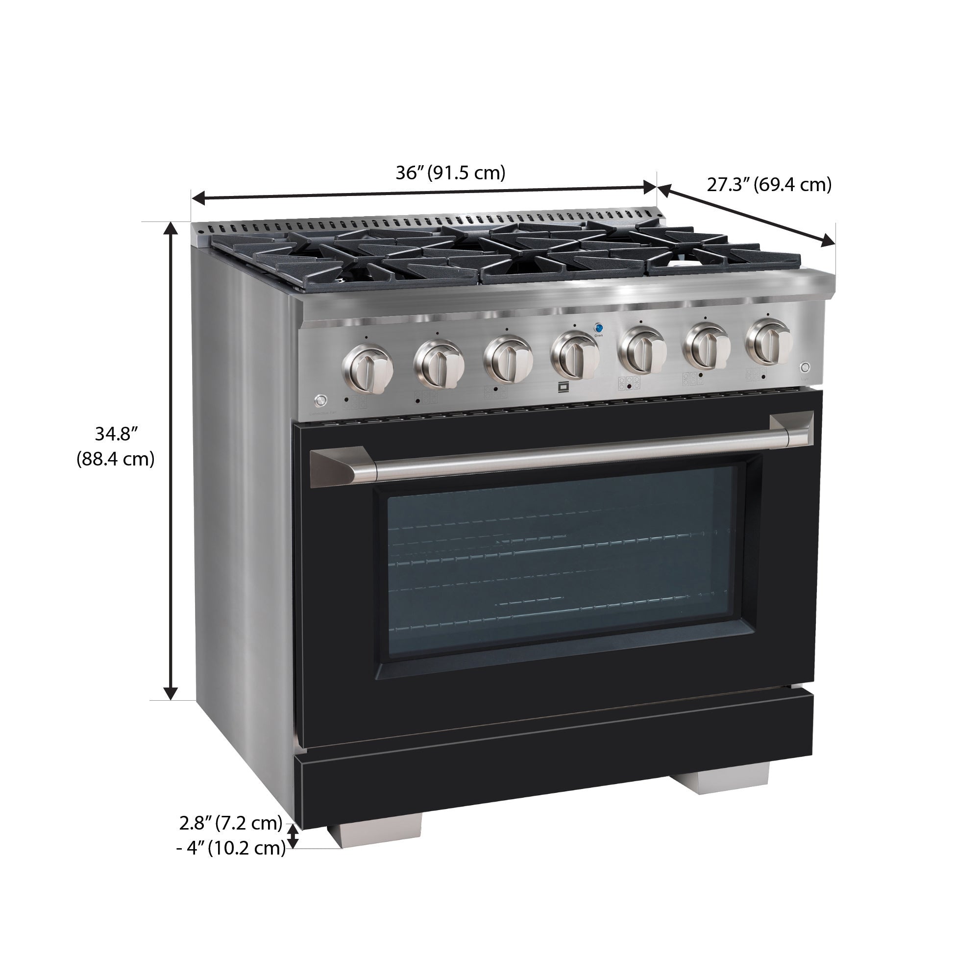 Ancona 2-Piece Kitchen Appliance Set - 36
