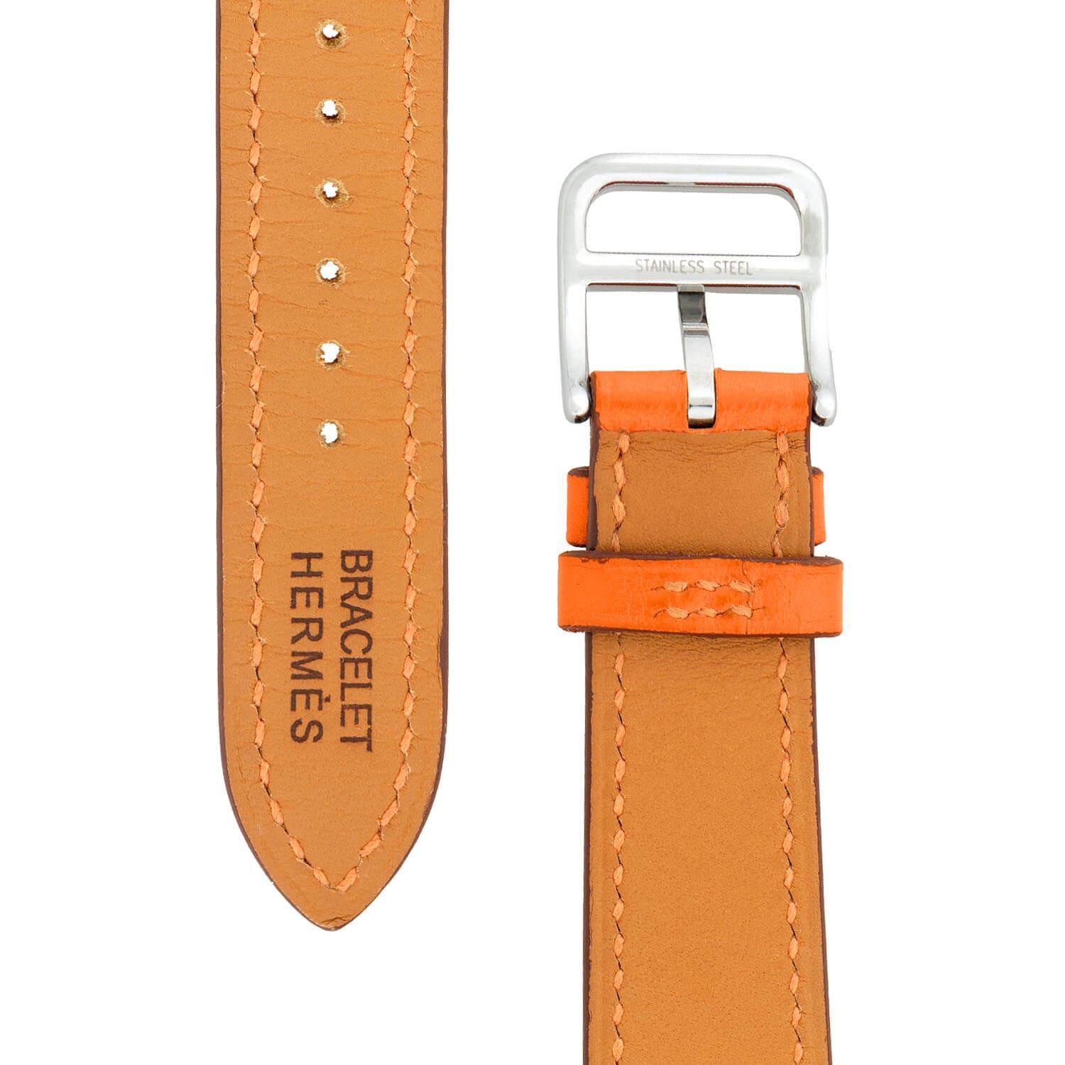 Hermes Cape Cod Tonneau Wrap Around Watch for Women - Luxury Leather Strap Dress Watch - Perfect for Business, Parties & Special Occasions