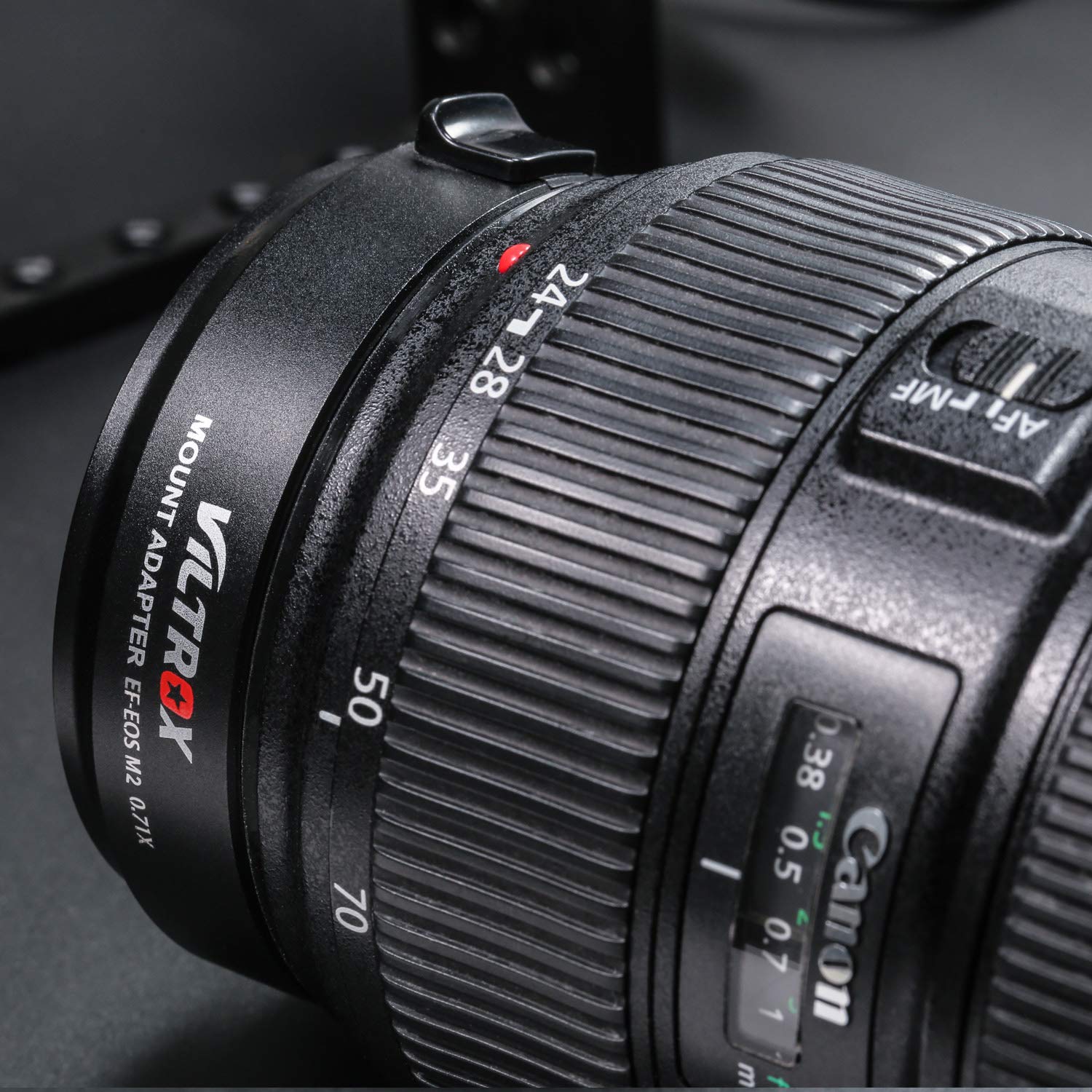 VILTROX EF-EOS M2 0.71x Speed Booster Lens Adapter - Auto Focus Reducer for Canon EF Lens to EOS EF-M Mirrorless Cameras | Perfect for Photography, Videography & Low Light Shooting