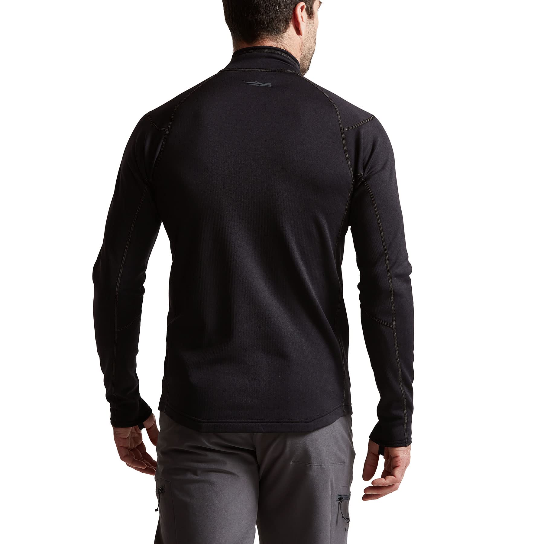 SITKA Gear Men's Core Midweight Zip-T Long Sleeve Hunting Shirt - Moisture Wicking & Odor Resistant for Outdoor Adventures, Hunting, and Hiking