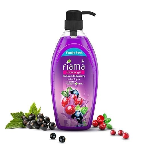 Blackcurrant & Bearberry Body Wash Shower Gel - 500ml Family Pack for Women & Men | Hydrating & Radiant Skin with Natural Conditioners | Suitable for All Skin Types | Perfect for Daily Shower, Spa & Gift Sets