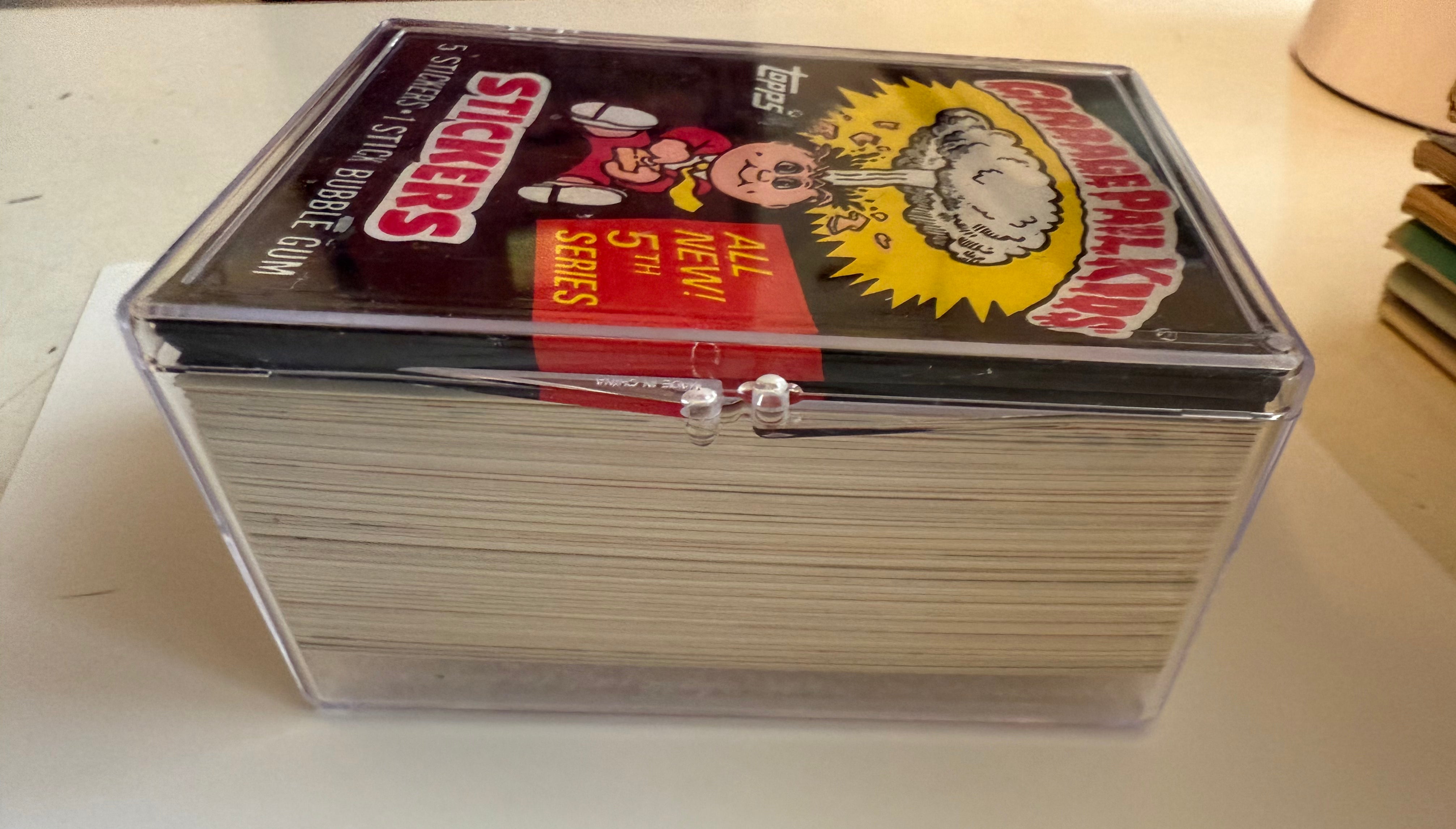 Vintage 1985 Garbage Pail Kids Series 5 Sticker Set - Mint Condition with Original Wrapper | Collectible Trading Cards for Nostalgic Fans & Pop Culture Enthusiasts
