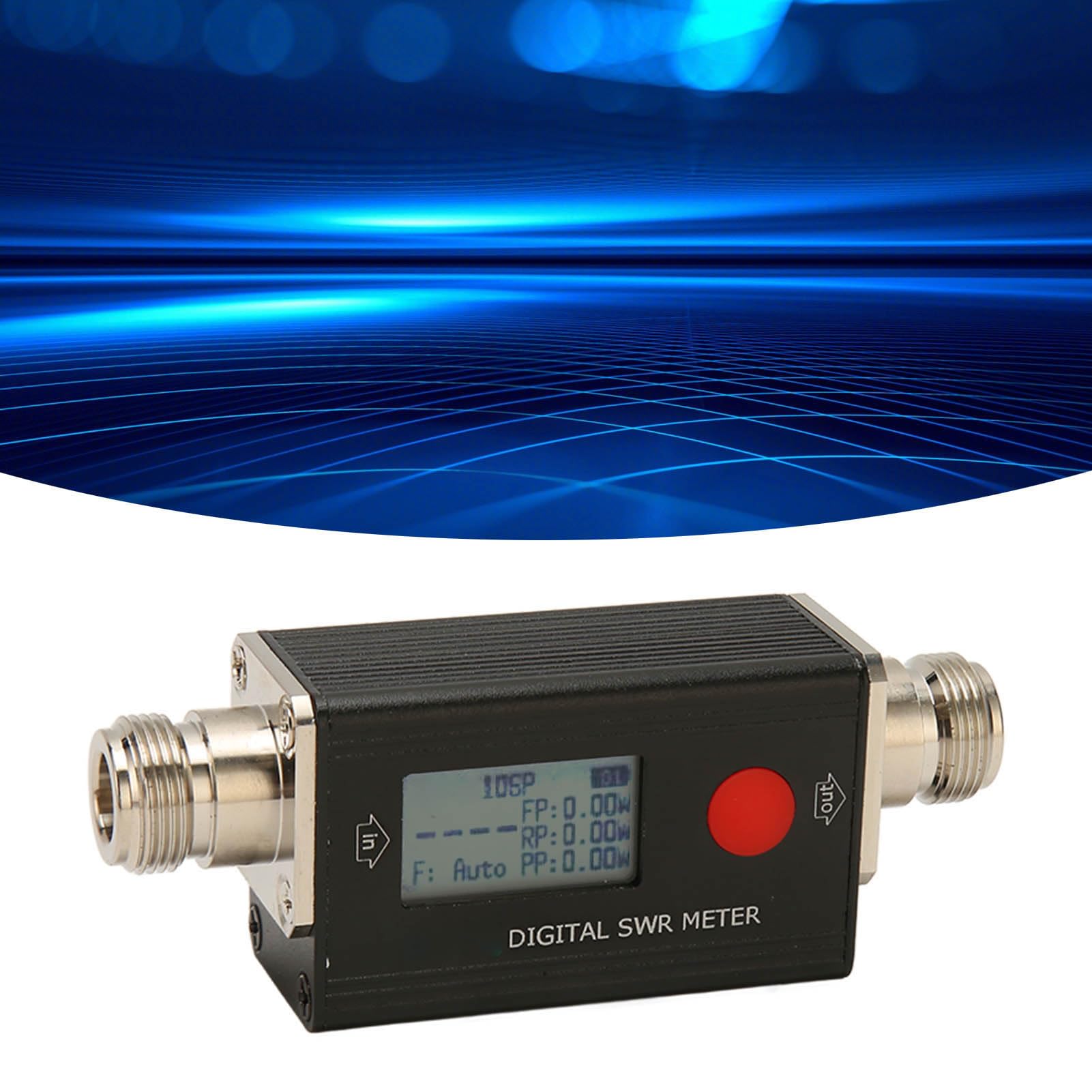 RD106P Digital SWR Meter 120W 80-999MHz VHF UHF Power Meter for Two Way Radios - Handheld Standing Wave Meter Compatible with DMR Walkie Talkies, Ham Radio & CB Antenna Tuning (Perfect for Field Testing & Radio Maintenance)