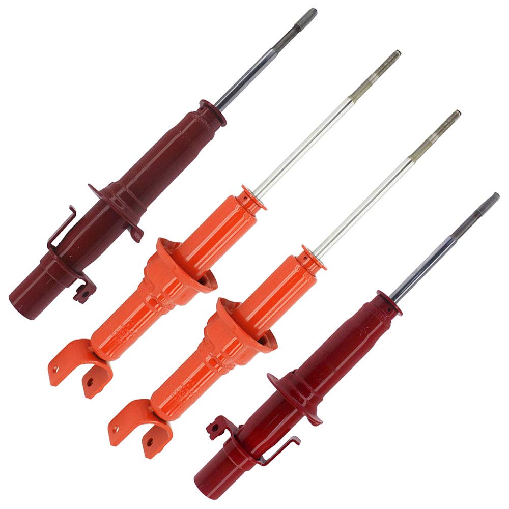 Adjustable Shocks & Struts Set of 4 for 1989-1991 Honda Civic - AGX Performance Suspension Kit 77-62549AG by BuyAutoParts | Perfect for Street Performance & Smooth Ride Upgrades
