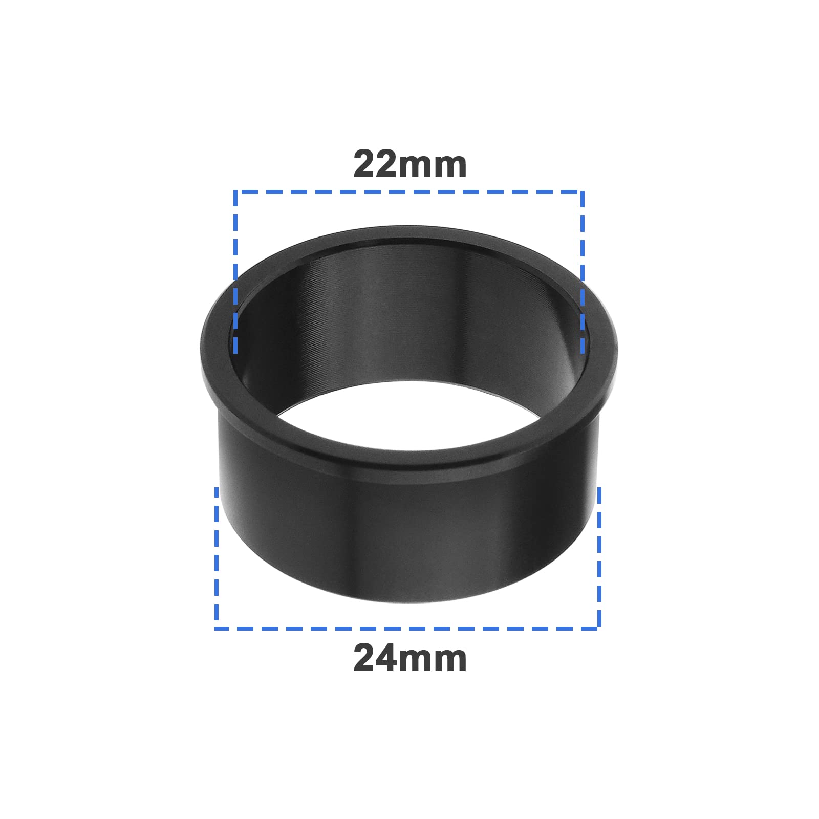 2Pcs Aluminum Alloy Bike Bottom Bracket BB Axis with Washer - Compatible with Mountain & Road Bicycles | Durable Bicycle BB Adapter for Smooth Cycling Performance | Perfect for Bike Maintenance, Upgrades & Professional Repairs
