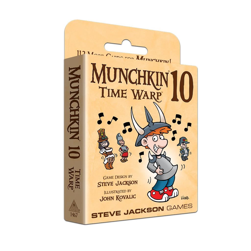 Steve Jackson Games Munchkin 10 Time Warp Expansion Pack - Fun Card Game for Family Game Nights & Parties