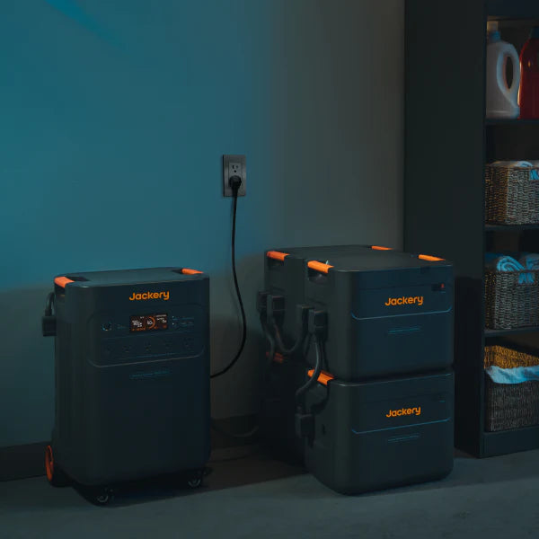 Jackery Explorer 5000 PLUS 5040Wh 7200W Portable Power Station with 4000W Solar Input - Expandable to 60kWh for Home Backup, RV Camping & Outdoor Adventures - 5 Year Warranty