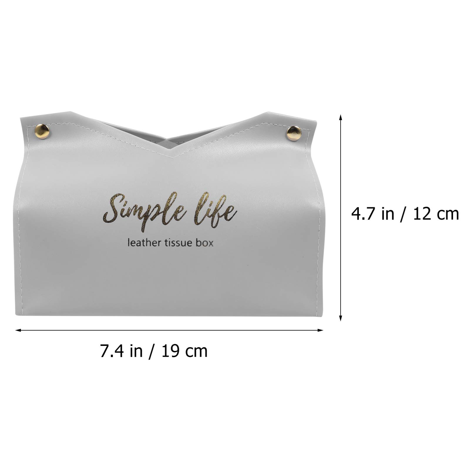 NUOBESTY Leather Napkin Holder Box - Premium Tissue Storage Pouch for Paper Towels, Napkins & Tissues | Perfect for Kitchen, Dining Table, Office Desk & Bathroom Organization