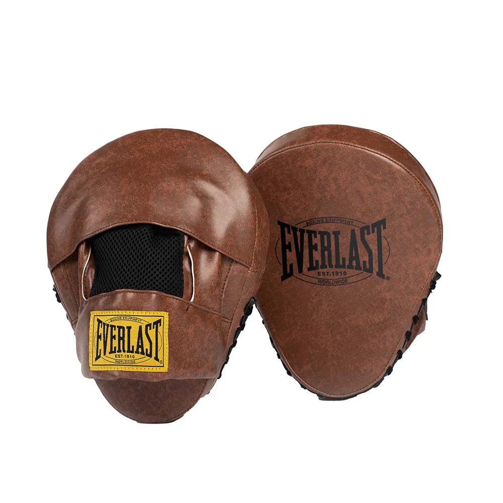 Everlast 1910 Focus Pads - Premium Boxing Training Pads for Punching & MMA - Ideal for Home Gym, Martial Arts & Fitness Training