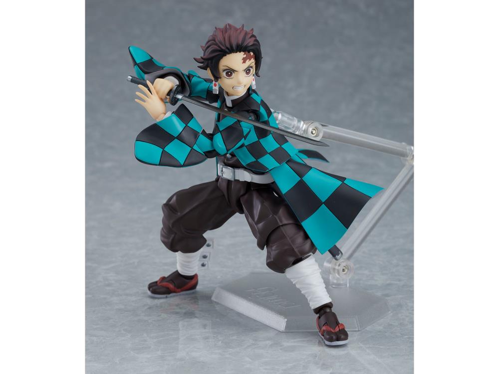 Figma #498 DX Tanjirou Kamado Demon Slayer Action Figure - Anime Collectible from Kimetsu no Yaiba Series for Display & Cosplay Enthusiasts