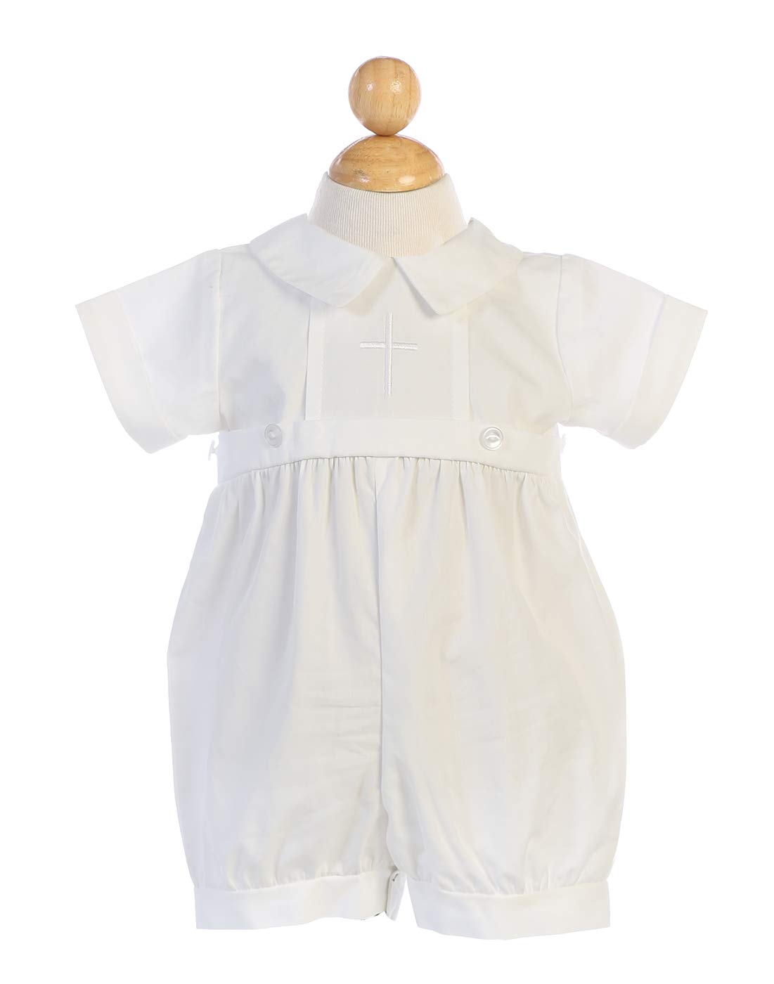 Boys Baptism Outfits - Baby Christening Romper Set | Soft Cotton Baptismal Clothes for Infant Boys | Perfect for Church Ceremonies & Christening Celebrations