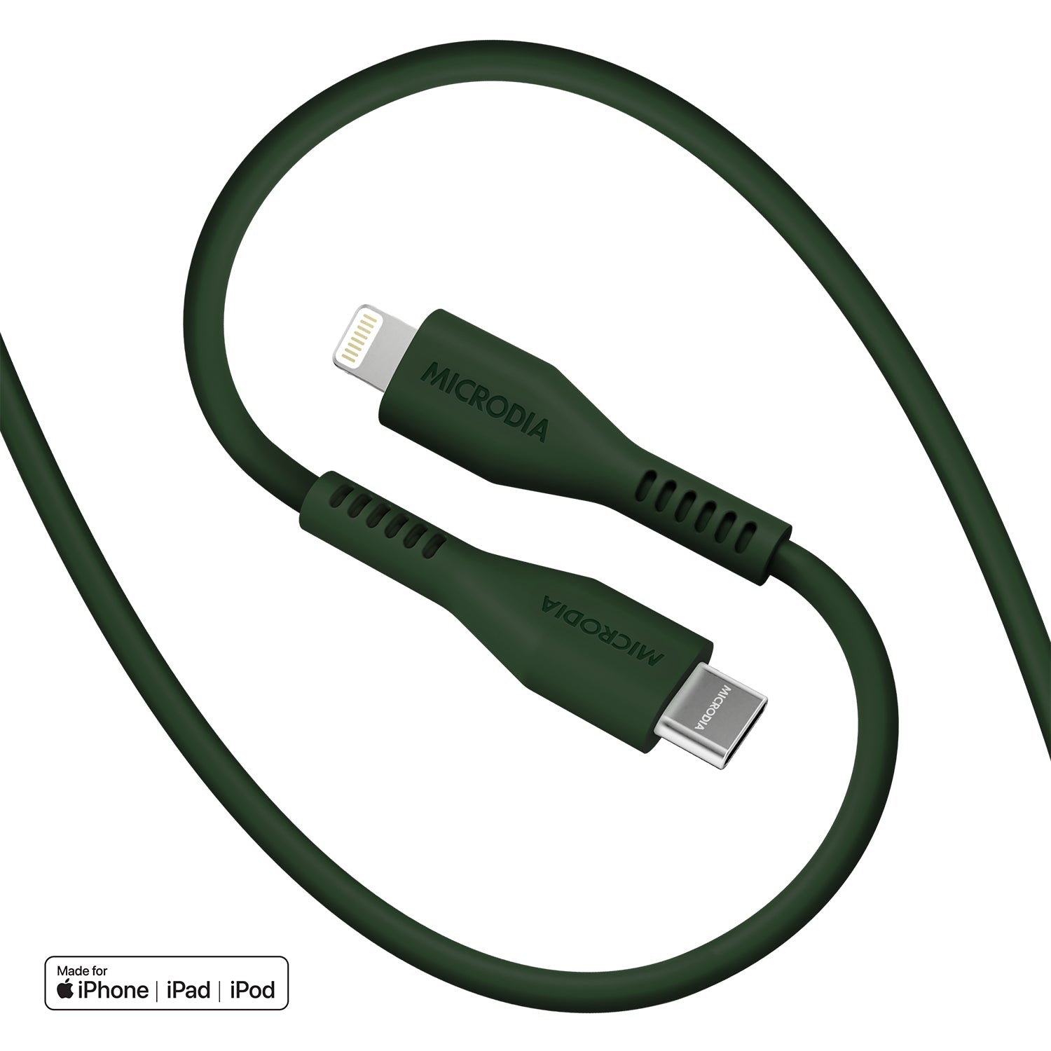 MICRODIA Fruitywire™ 60W USB-C to Lightning Cable - MFi Certified Fast Charging & Data Sync (480Mbps) - Compatible with iPhone, iPad - Perfect for Home, Office & Travel Charging
