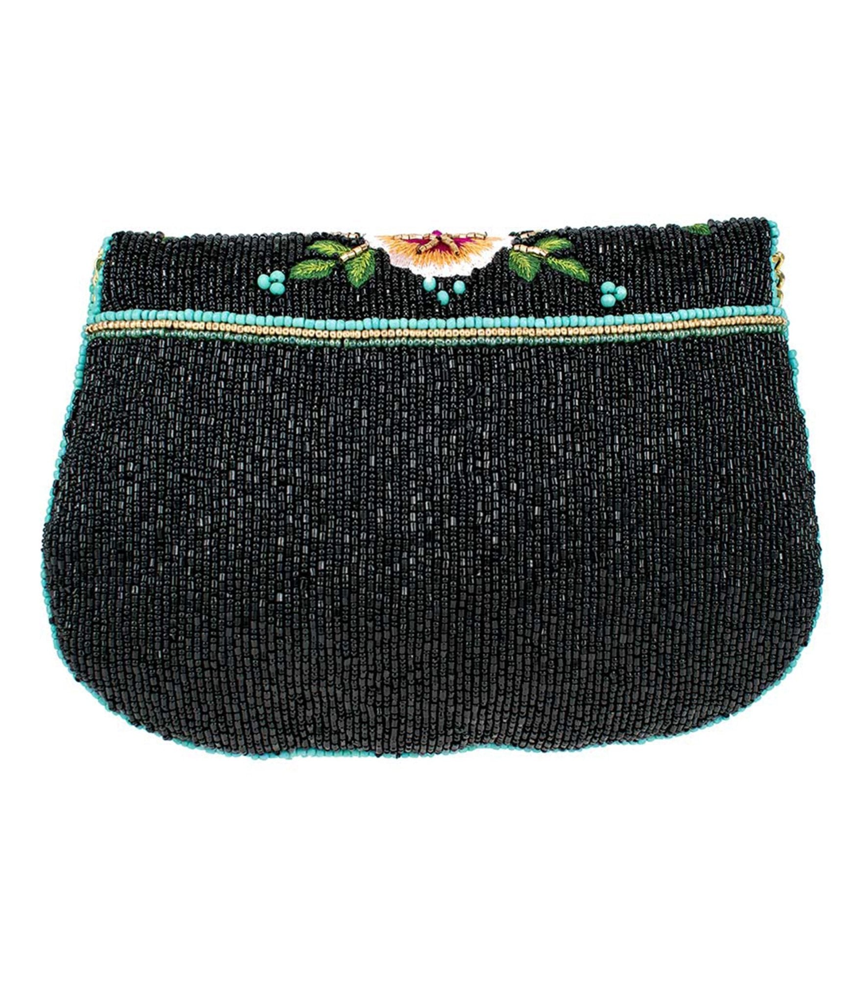 Mary Frances Dream Chaser Beaded Crossbody Clutch Bag for Women - Stylish Evening Purse for Parties, Weddings & Date Nights