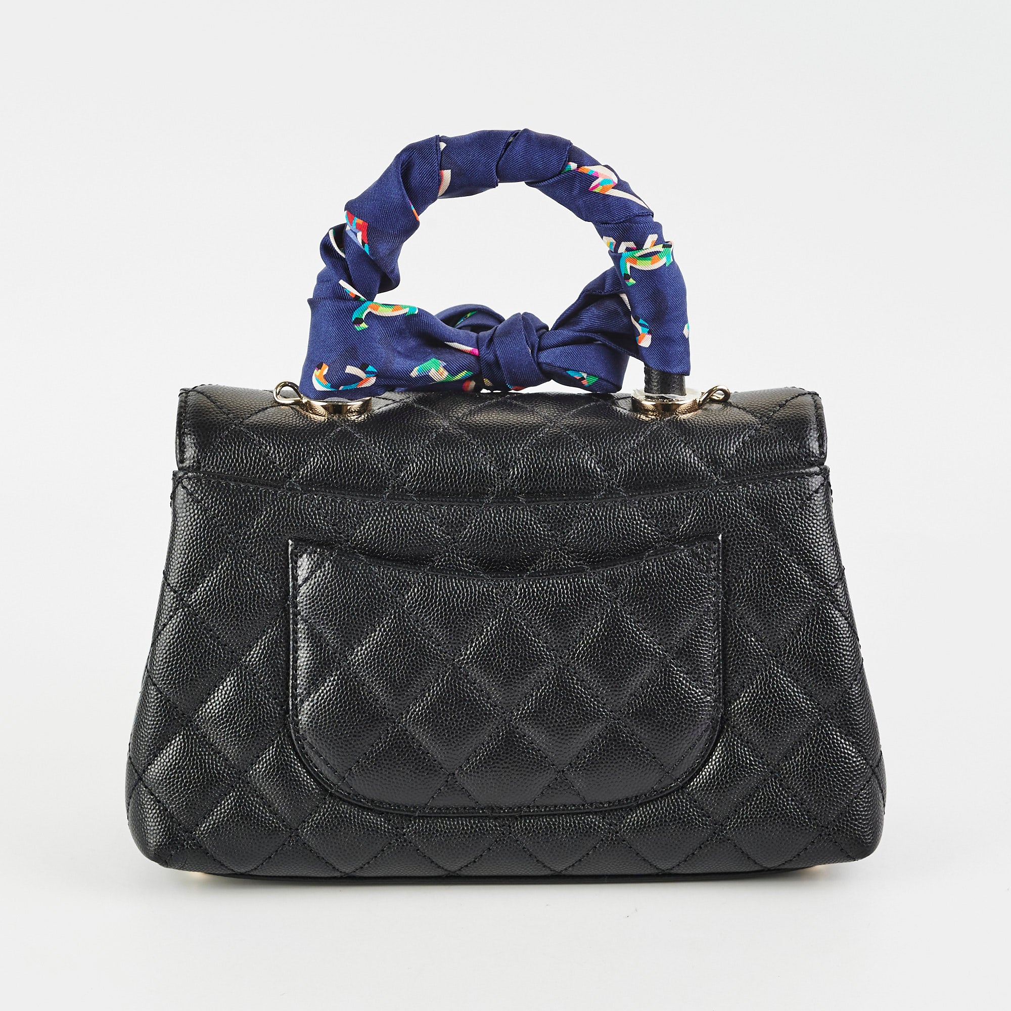 Chanel Small Coco Handle Bag in Black Caviar Leather - Luxury Crossbody Purse for Women, Perfect for Date Night & Evening Events