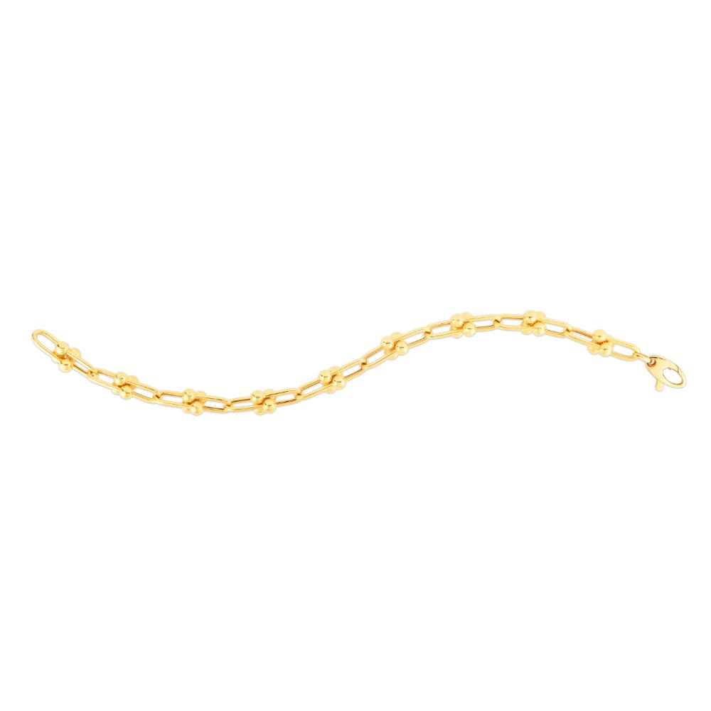 14K Gold 5mm JAX Necklace for Women - Elegant Dainty Chain Jewelry for Everyday Wear & Special Occasions