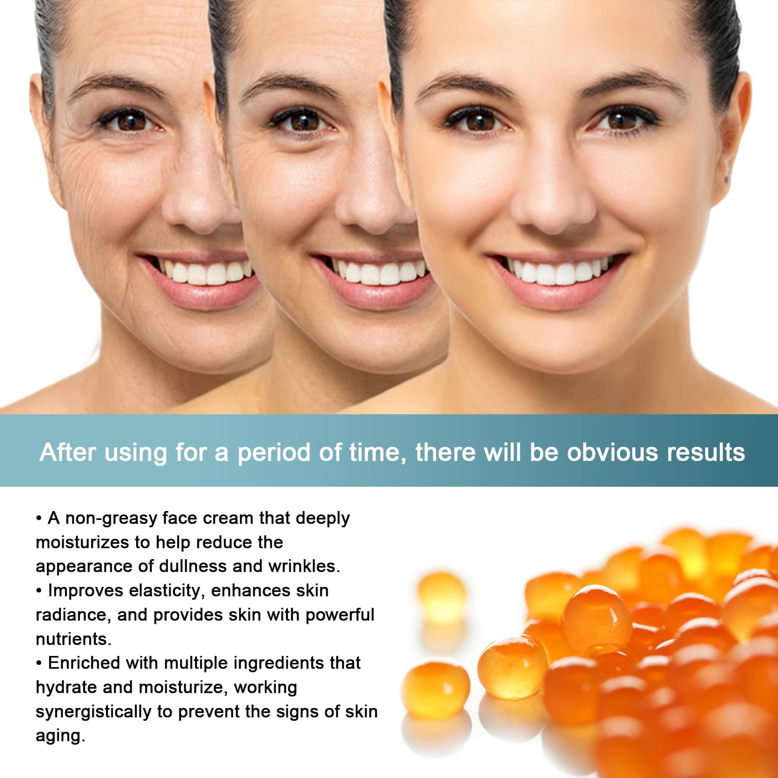 Premium Caviar Collagen Face Cream - Anti-Aging Firming & Lifting Moisturizer with Hydrating Formula, Non-Greasy Revitalizing Cream for Youthful Skin (2-Pack) | Day & Night Use for Radiant Complexion