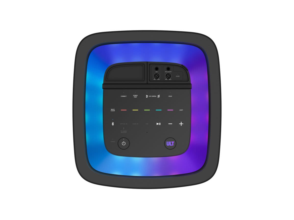 Sony ULT TOWER 9 - Premium Bluetooth Party Speaker with Powerful Bass, 360° Sound & LED Lights - Perfect for Home Parties, Outdoor Gatherings & Events
