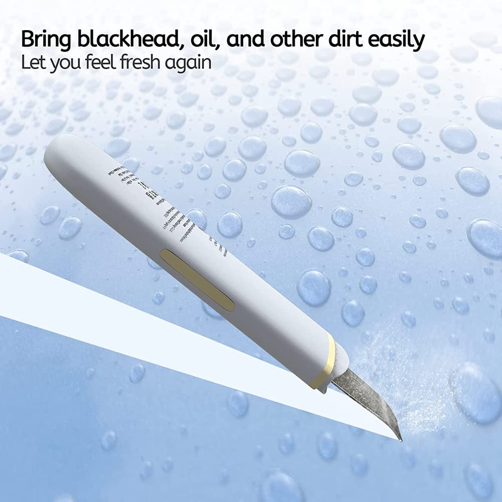 XIDIT Skin Spatula - 4 Mode Blackhead Remover & Facial Scrubber Tool for Deep Cleansing - Perfect for Acne Prone Skin & Pore Minimizing Skincare Routine