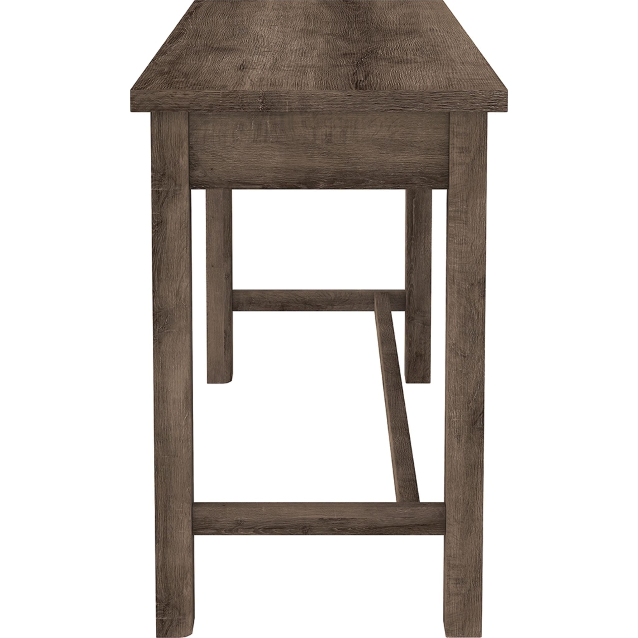 Arlenbry Modern Office Desk - Gray Computer Workstation for Home & Office - Perfect for Remote Work, Study & Small Spaces
