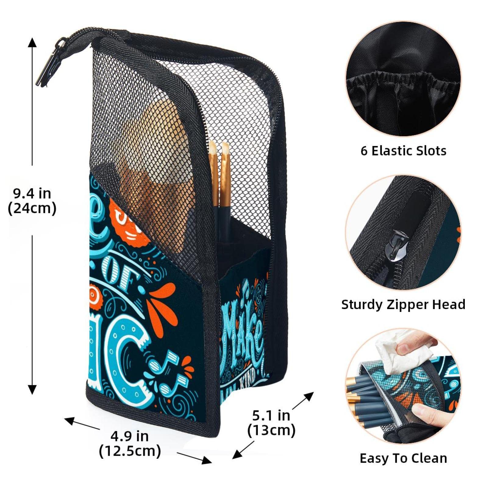 12-Piece Makeup Brush Organizer Bag with Portable Holder Case - Perfect for Travel, Home & Professional Makeup Artists
