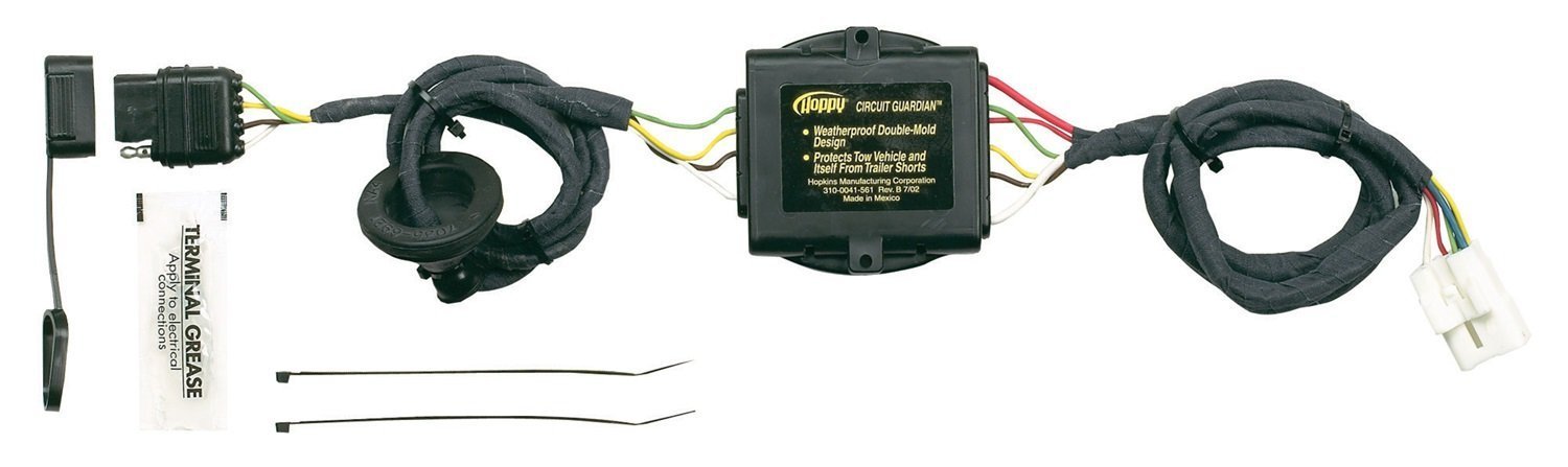 7-Way Trailer Wiring Connector - Plug and Play Vehicle to Trailer Harness Adapter for Easy Towing | Perfect for RV, Boat, Utility & Cargo Trailers