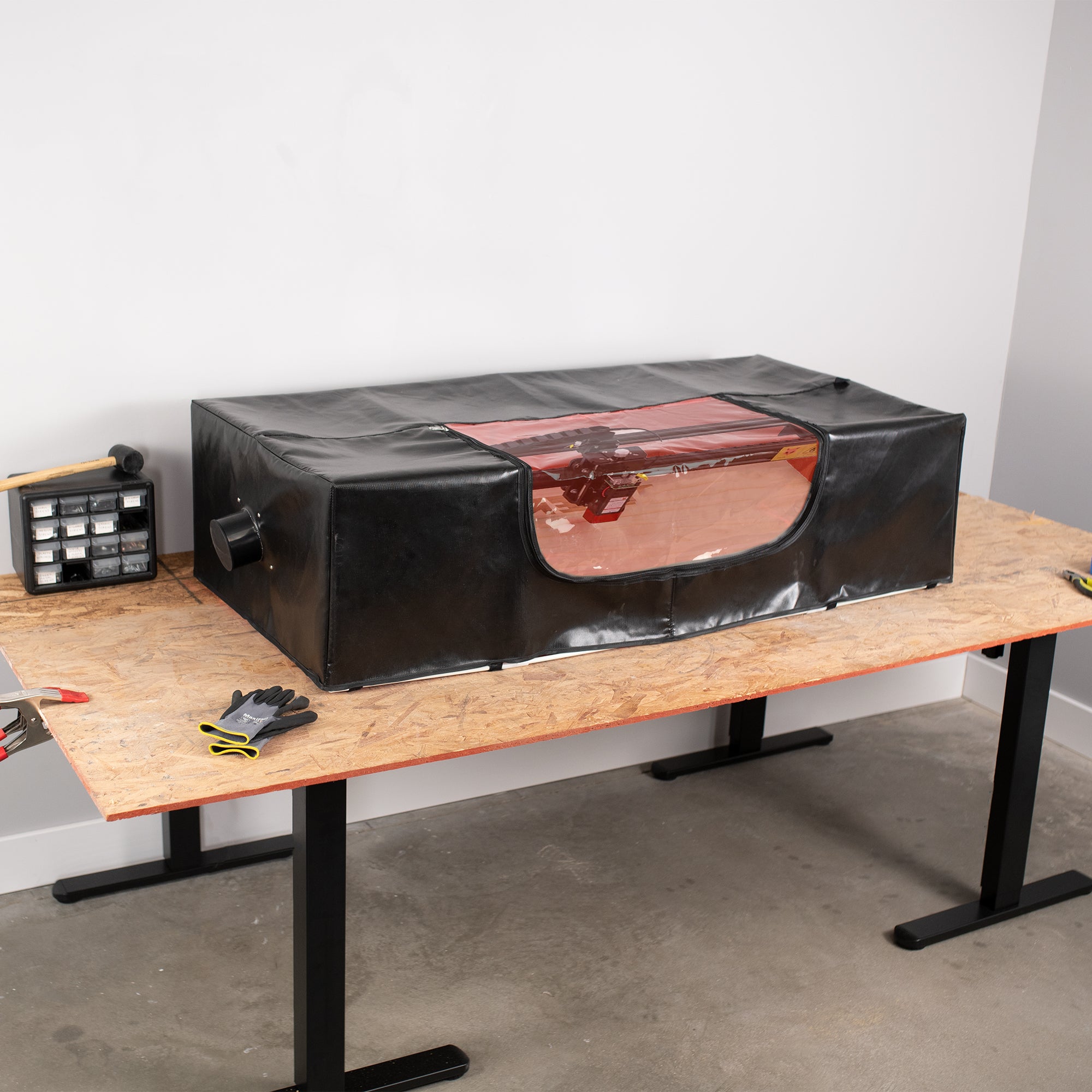 Large Laser Engraver Cover Protector - Durable Dust & Debris Shield for CNC Machines - Perfect for Workshop Safety & Equipment Protection