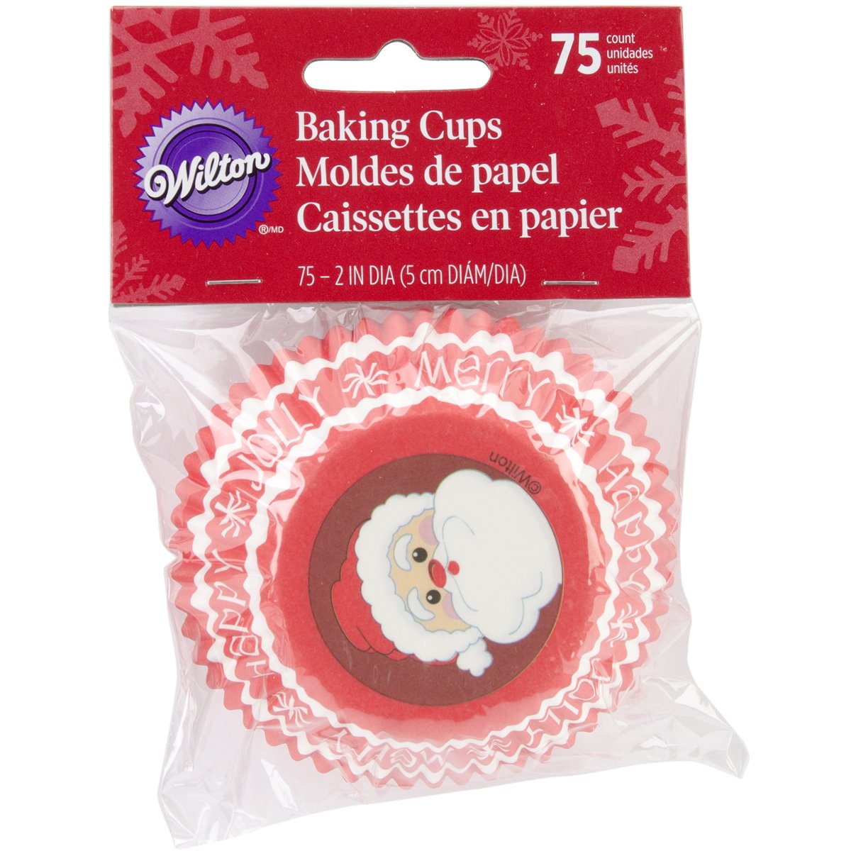 Wilton Standard Baking Cups for Muffins & Cupcakes - 75-Pack Multicolor Paper Liners - Perfect for Holiday Baking, Secret Santa Gifts & Party Decorations