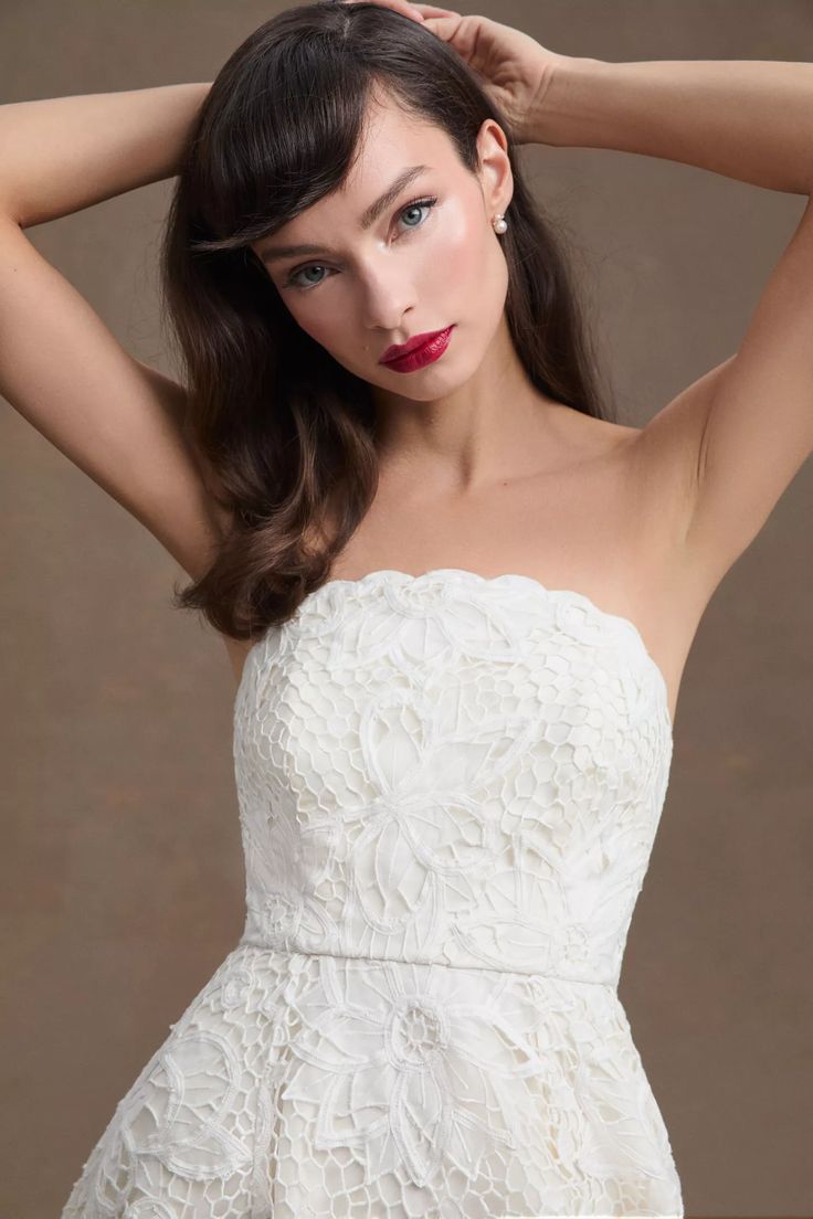 BHLDN Alanna Gown - Elegant Wedding Dress with Lace Details | Perfect for Bridal Ceremonies, Formal Events & Special Occasions