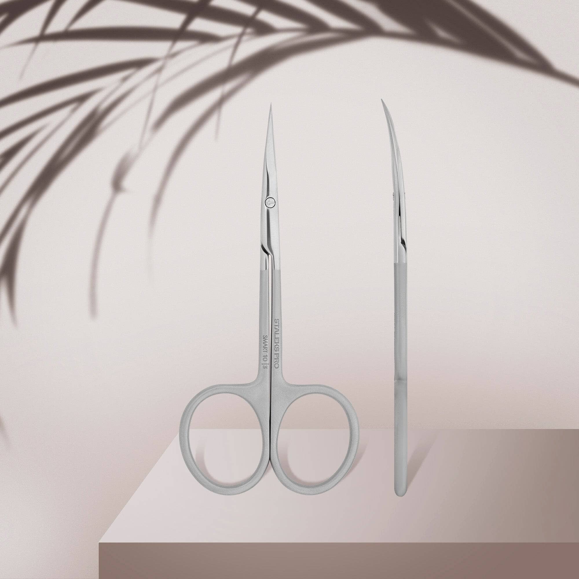 Staleks Professional Cuticle Scissors SMART 10 TYPE 3 - Precision Nail Care Tool for Manicure & Pedicure | Salon & Home Use