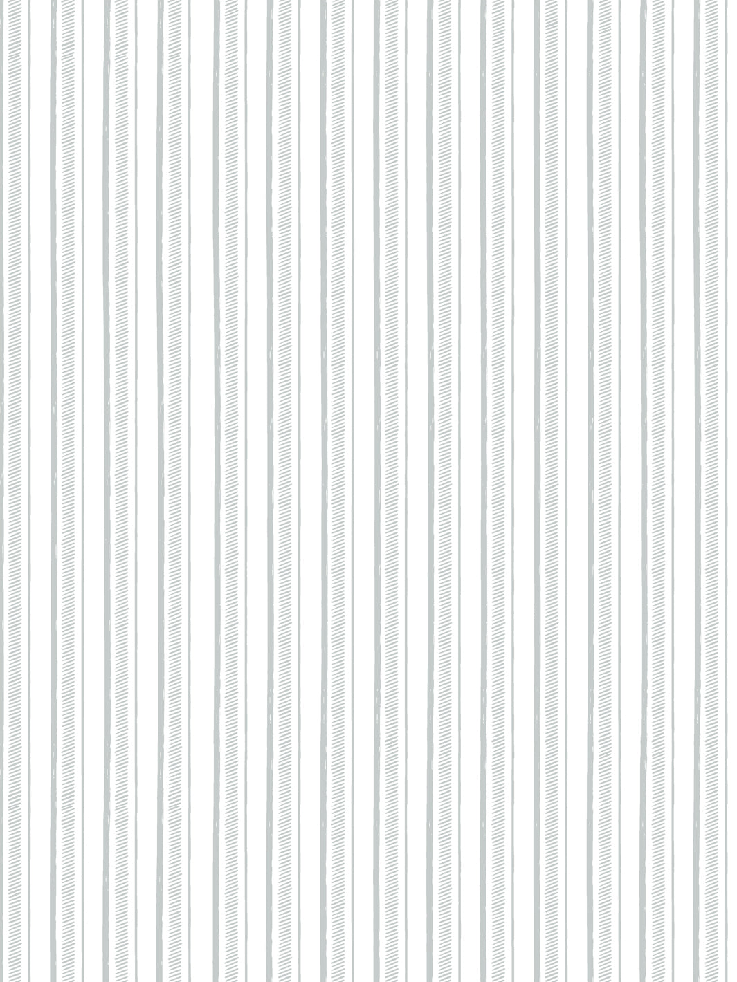 Sugar Paper 'Hatch Stripe' Wallpaper - Silver Sage Green Peel & Stick Removable Wallpaper for Bedroom, Nursery, or Home Office Decor