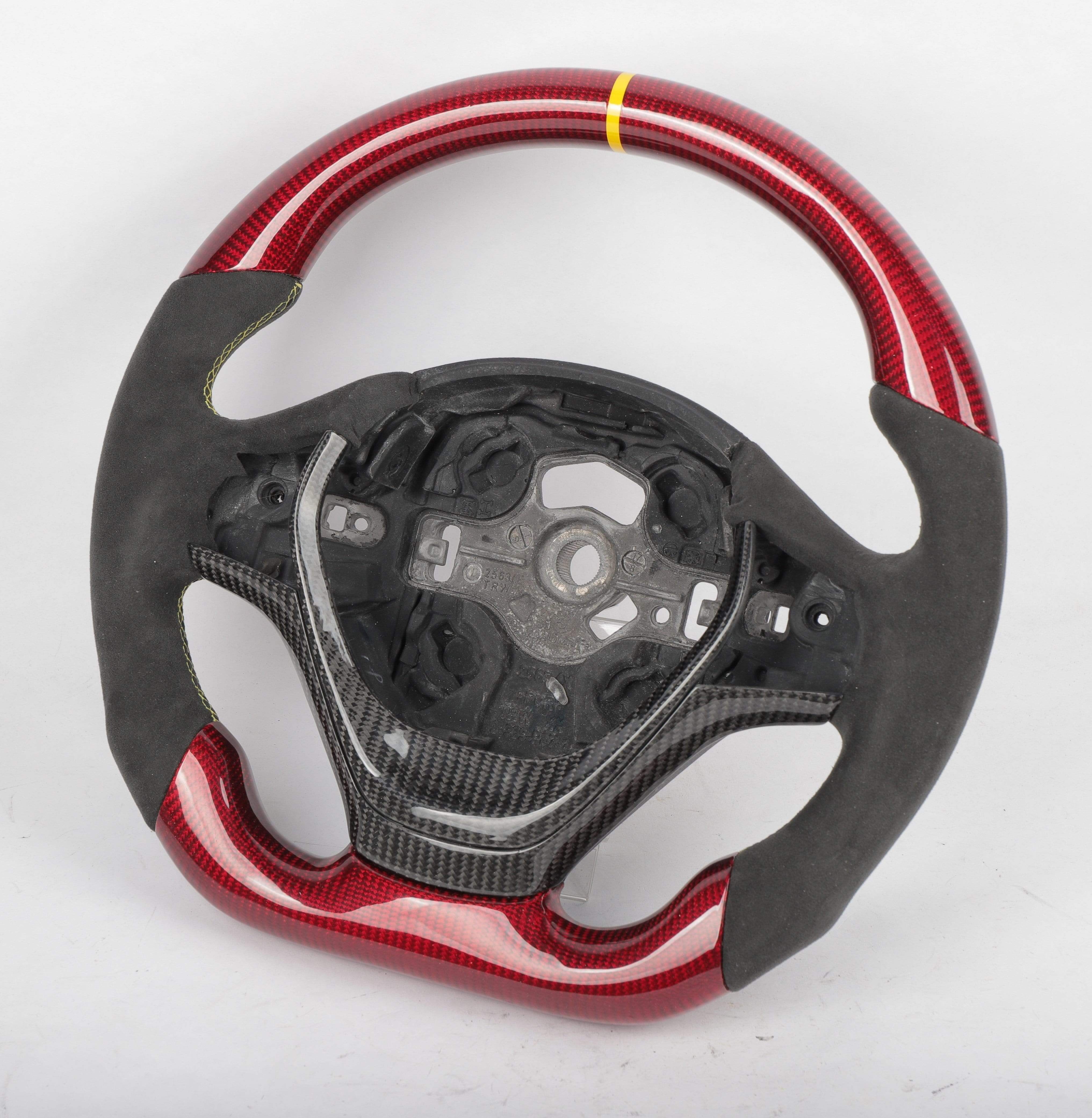 BMW F Series Sport Line Custom Carbon Fiber Steering Wheel - Lightweight & Durable - Perfect for Racing & Performance Driving