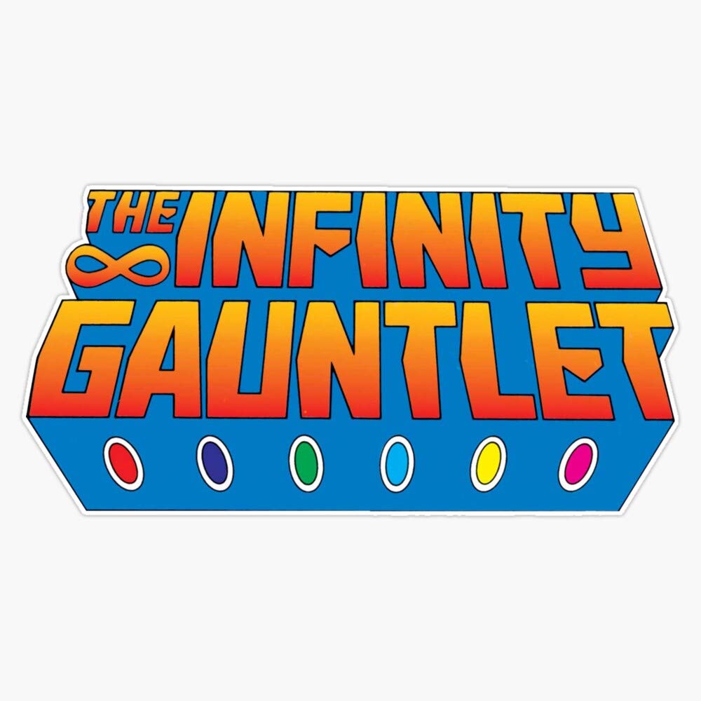 Infinity Gauntlet Classic Vinyl Decal Bumper Sticker 5 Inch - Marvel Avengers Car Accessory for Fans, Laptops & Water Bottles