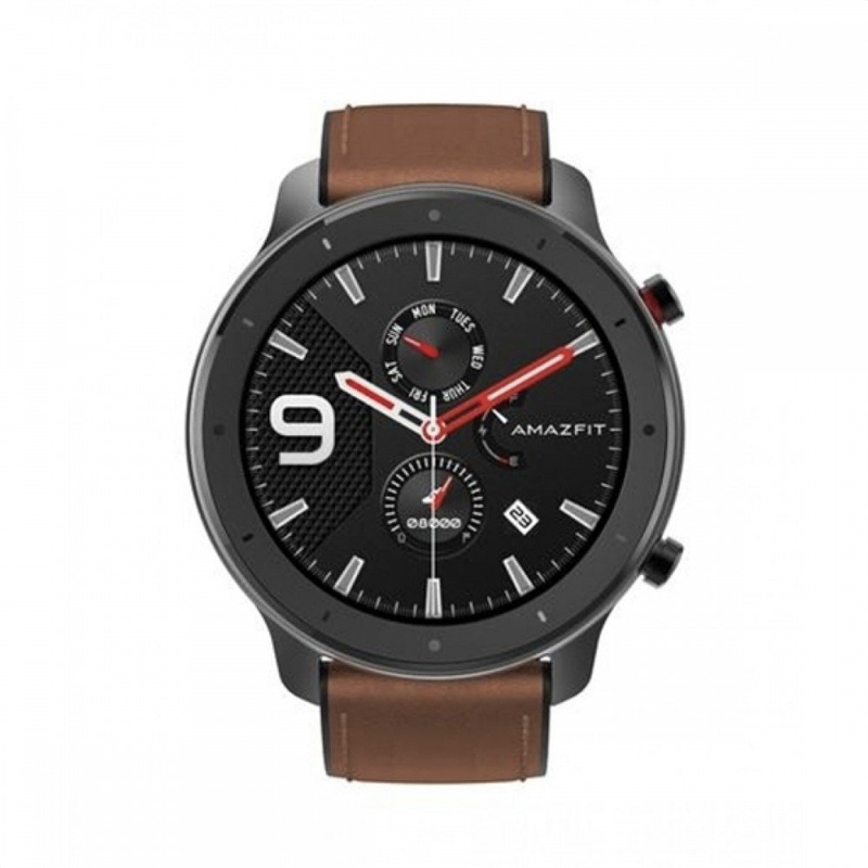 Amazfit GTR 47mm Smart Watch - Fitness Tracker with Heart Rate Monitor, Sleep Tracking & 14-Day Battery Life - Perfect for Running, Swimming & Daily Activity Tracking