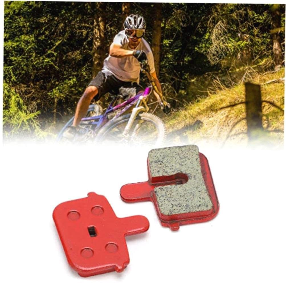 Premium Resin Semi-Metallic Bicycle Brake Pads - 4 Pairs Set for Electric Bikes & Mountain Bikes - High-Performance Braking for Commuting, Trail Riding & Downhill Adventures