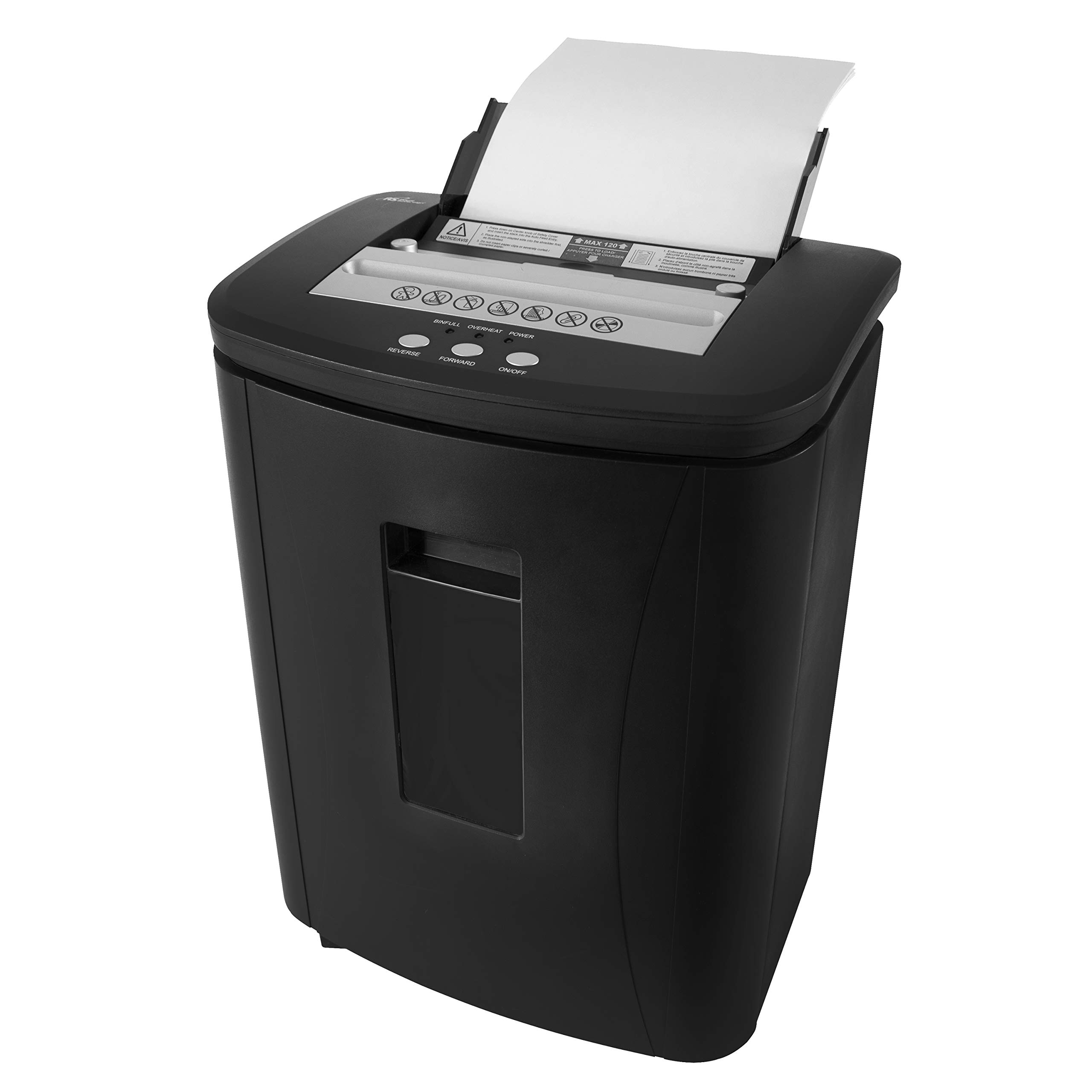 Royal Sovereign 150 Sheet Auto Feed Micro-Cut Paper Shredder - Secure Document Destruction for Office & Home Use