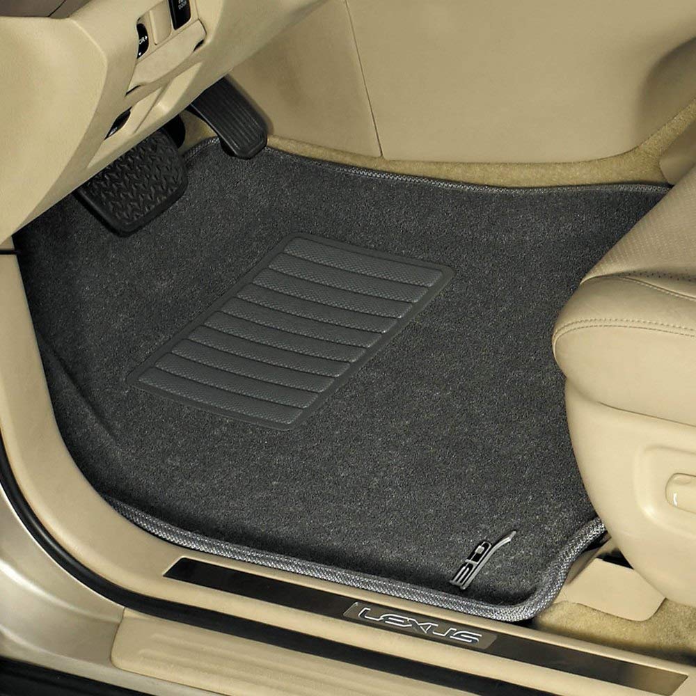 3D MAXpider Custom Fit Carpet Floor Mats for Ford Explorer 2015-2016 | 1st Row Gray Floor Liners | All-Weather Protection & Easy Cleaning | Perfect for Daily Commute, Road Trips & Family Adventures