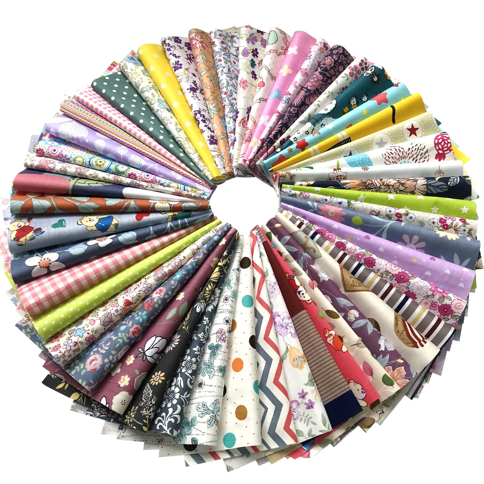 25-Piece 100% Cotton Fabric Bundle - 8
