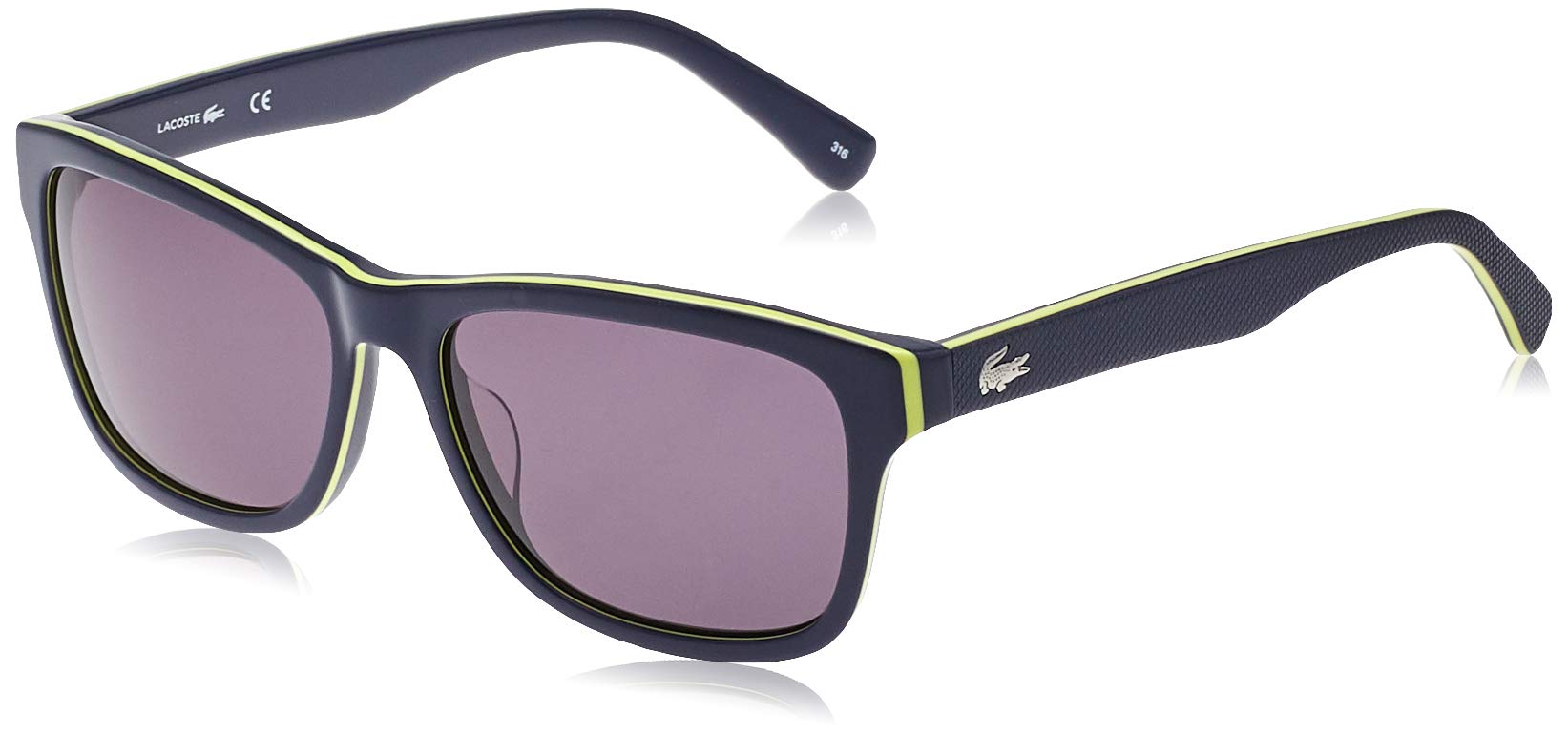 Lacoste L683s Square Sunglasses for Men & Women – UV Protection, Polarized, Fashionable – Perfect for Driving, Beach, and Outdoor Activities