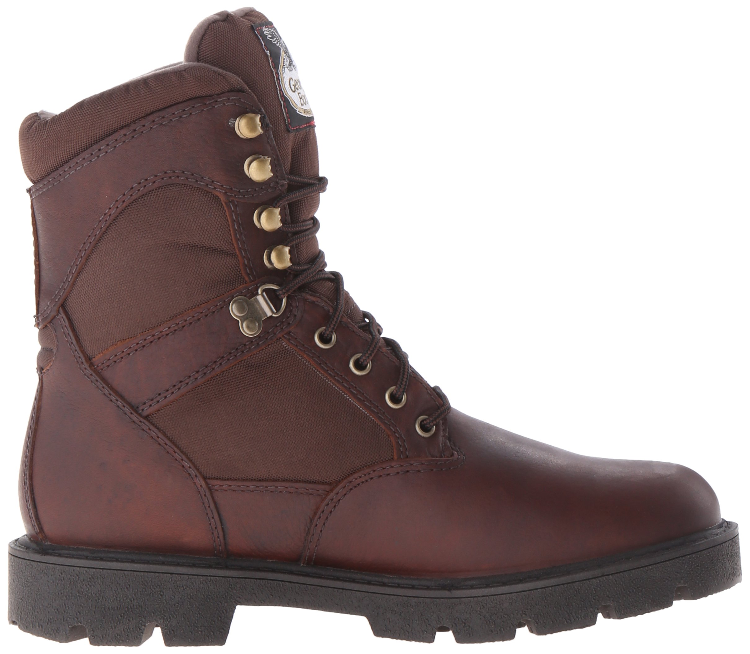 Georgia Boot Men's Homeland 8 Inch Waterproof Work Boots - Steel Toe, Slip Resistant, Comfortable for Construction, Landscaping & Outdoor Work