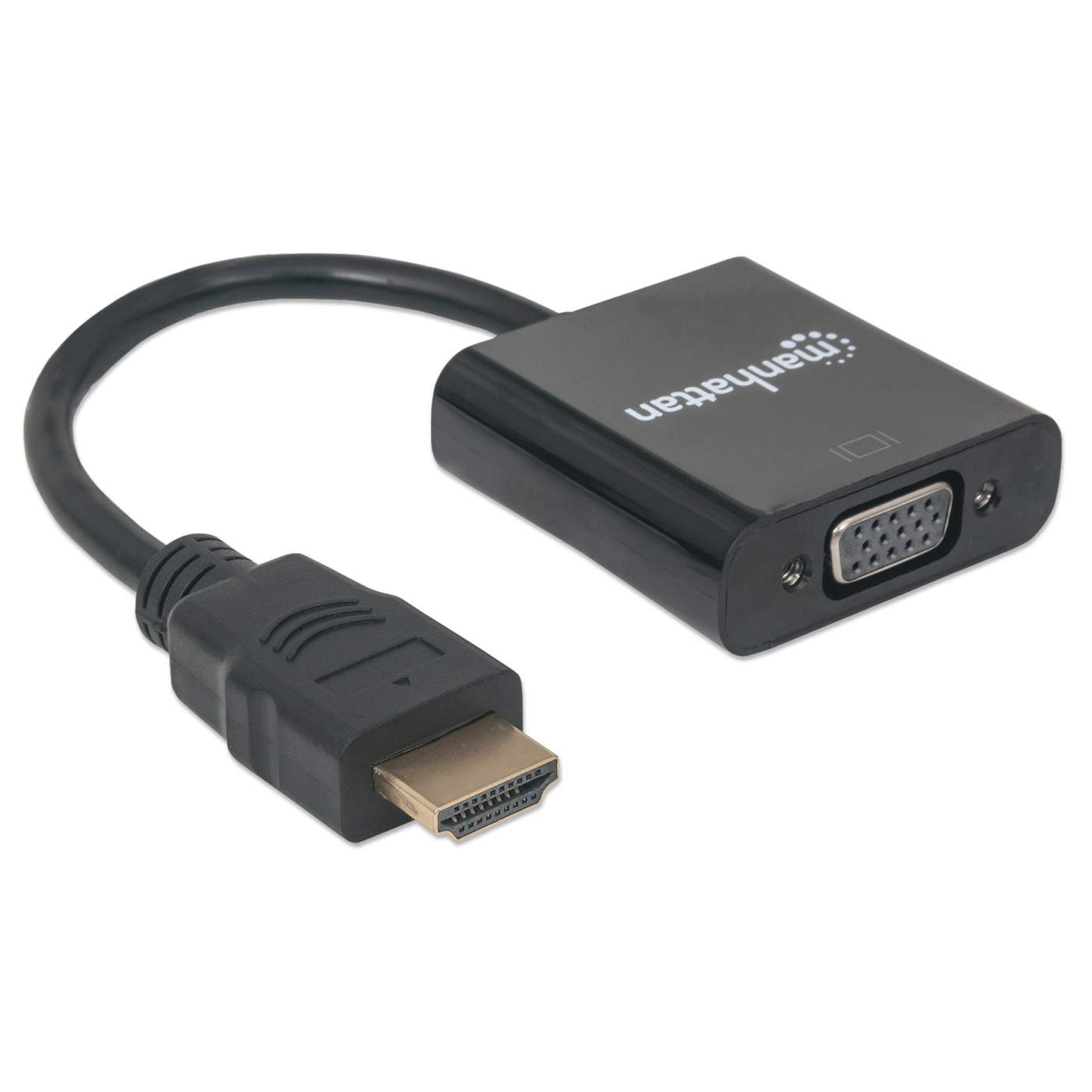 HDMI to VGA Adapter Converter - 1080P Full HD Video Audio Cable for PC Laptop Monitor Projector - Connect HDMI Devices to VGA Displays for Home Office Entertainment Setup