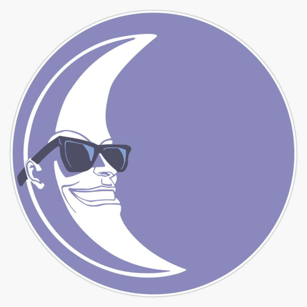 Moonman Waterproof Vinyl Sticker 5