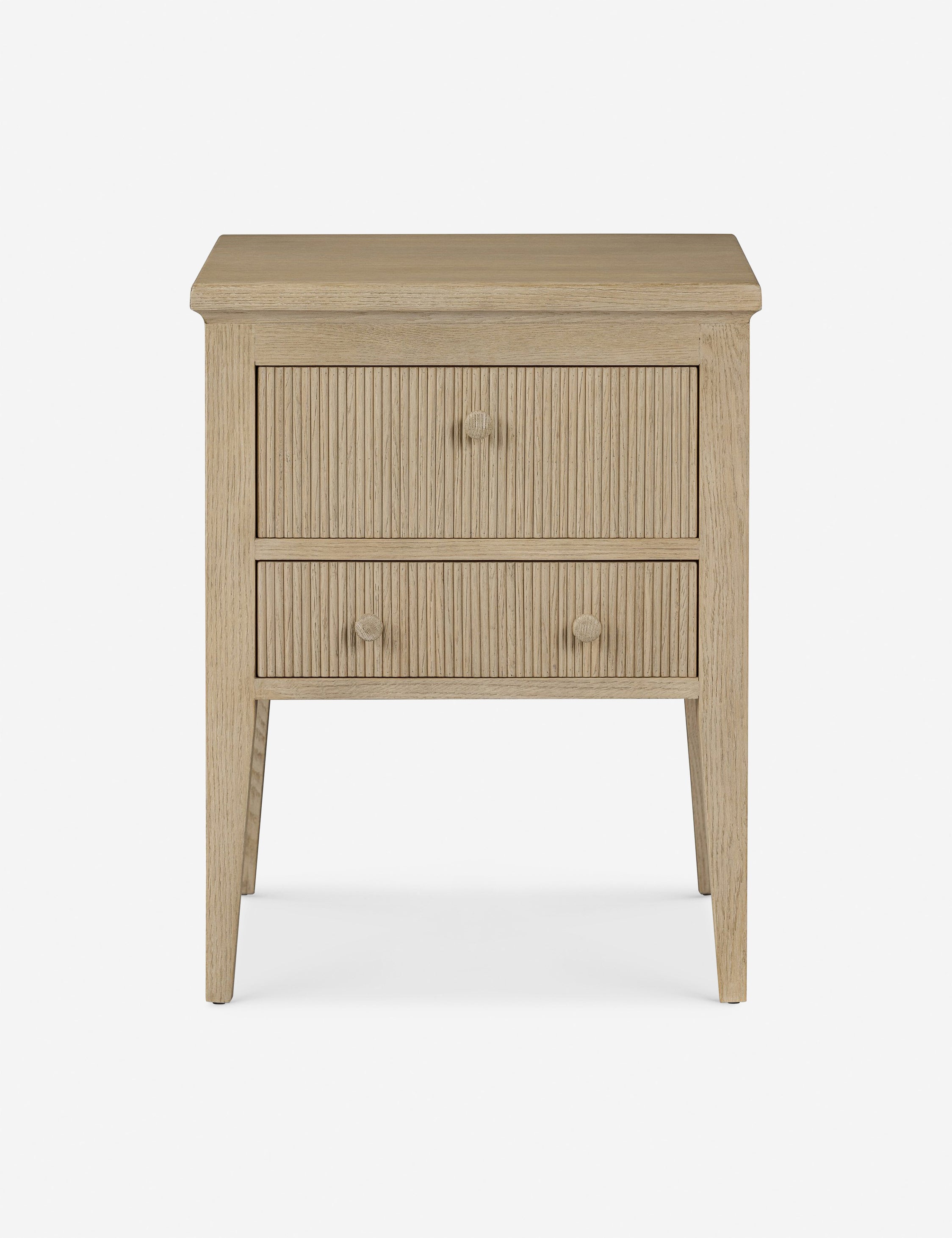 Amber Lewis x Four Hands Bush Nightstand - Modern Wood Bedside Table for Bedroom, Living Room & Guest Room - Stylish Storage & Display Furniture