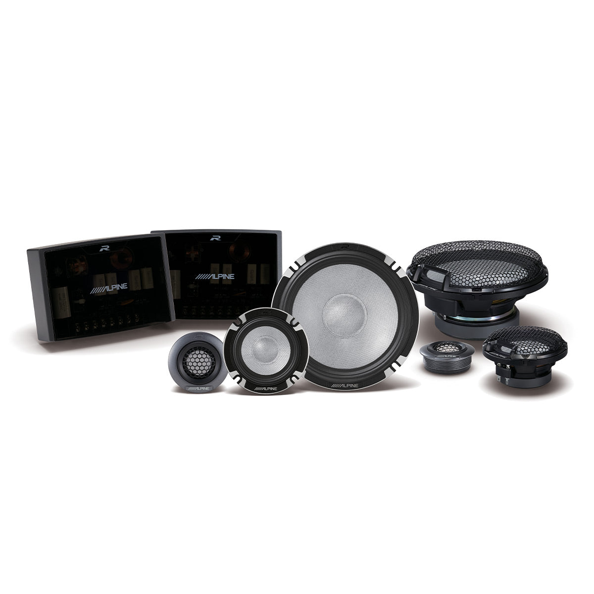 Alpine R2-S653 R-Series Pro 3-Way Component Car Speaker System - Premium Sound for Cars, Trucks & SUVs - Perfect for Audiophiles & Car Audio Upgrades