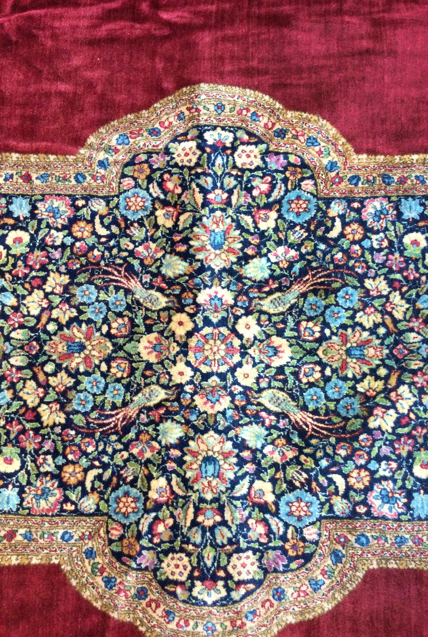 Antique Kerman Handwoven Traditional Persian Rug JF4060 - Perfect for Living Room, Bedroom & Home Decor