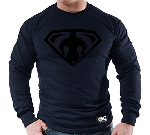 Navy Longsleeve/Black Art