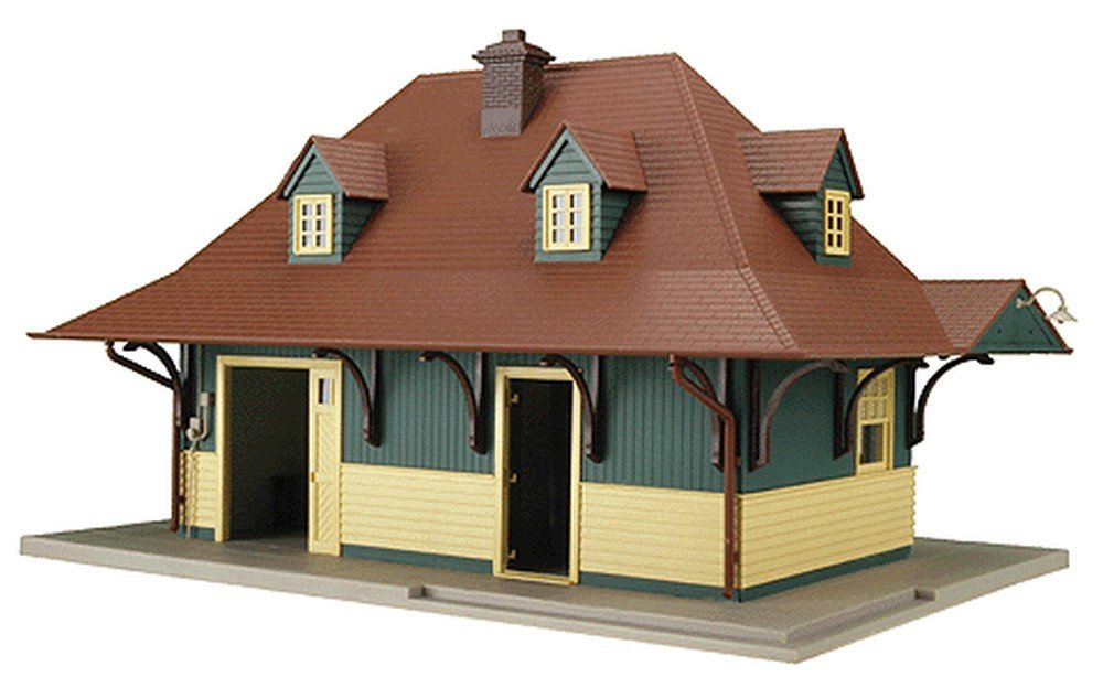 Atlas O Scale Passenger Train Station Model - Realistic Built-Up Structure for Model Railroads | Perfect for Train Layouts, Dioramas & Collectors