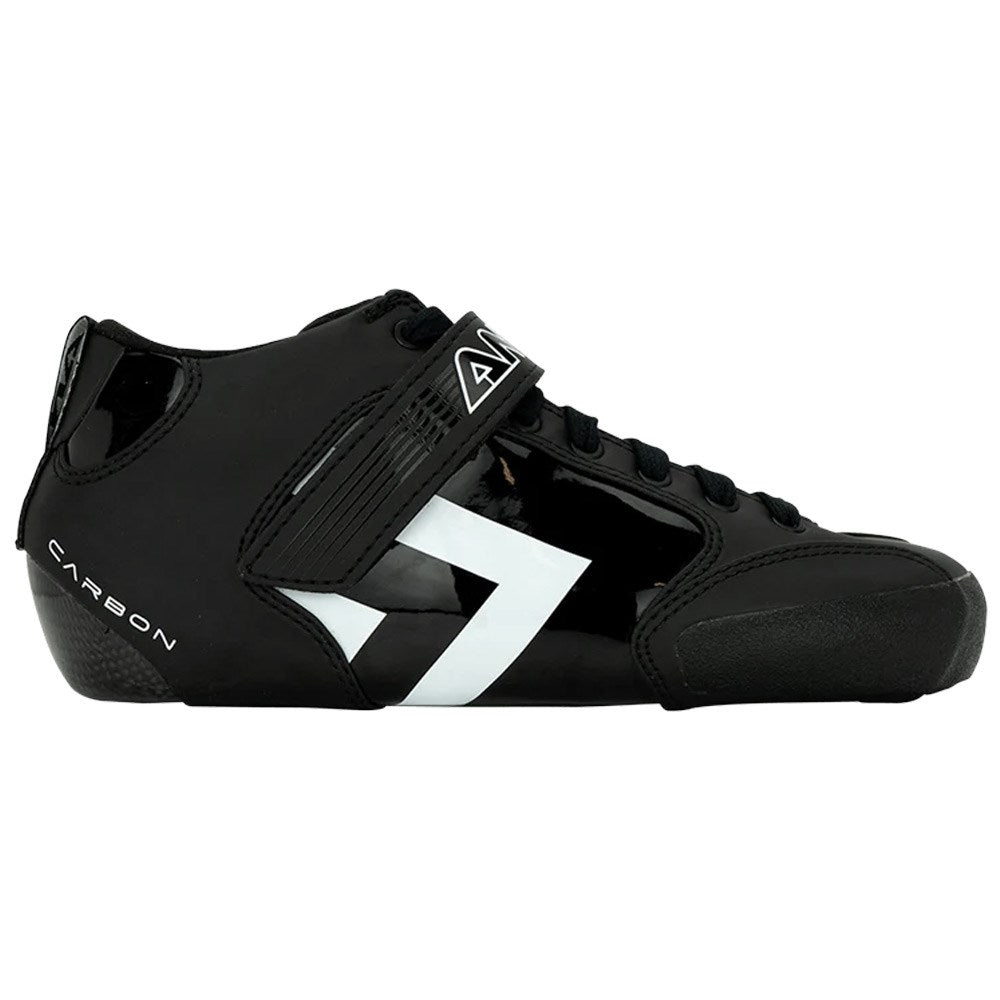 Antik Jet Carbon Quad Boot - Black | Premium Roller Skates for Speed & Agility | Perfect for Derby, Rink & Outdoor Skating